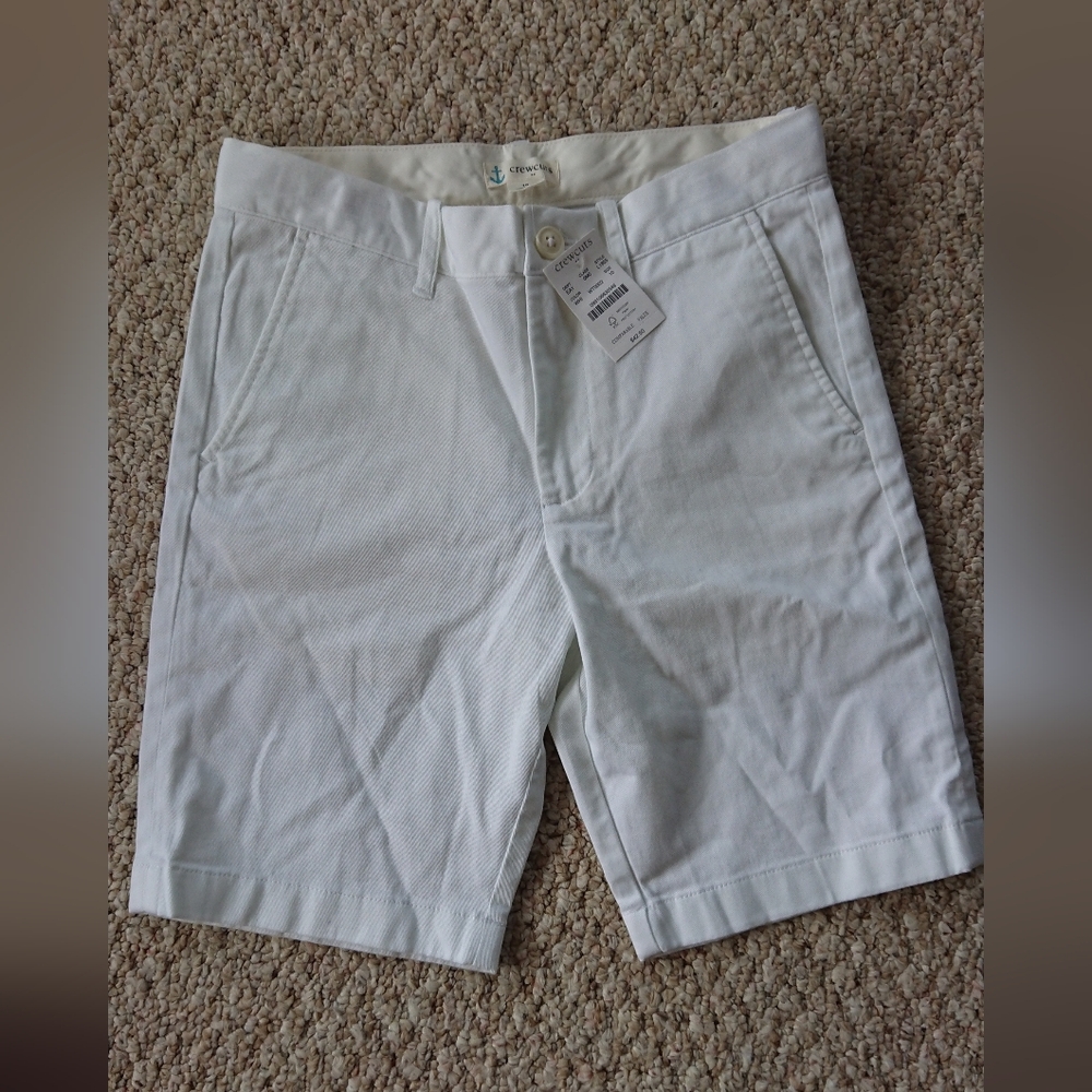 Crewcuts Classic White chinos Shorts size 10
